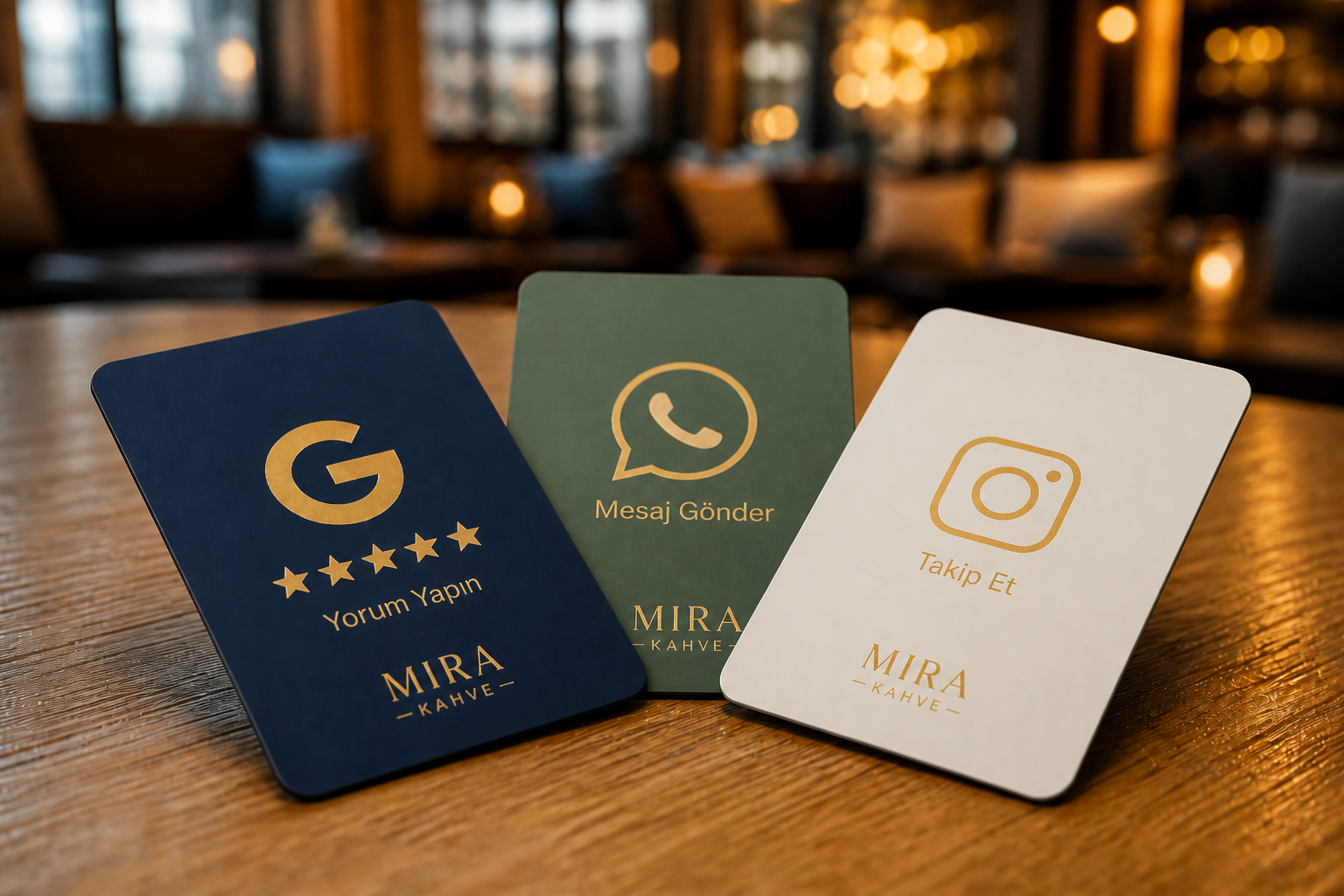 Google, WhatsApp ve Instagram NFC kart paketi